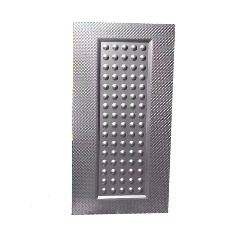 Customized Embossed Door Panel Stamped Cold Rolled Steel Metal Door